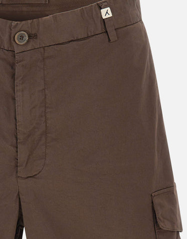MYTHS Shorts in cotone BROWN Uomo 