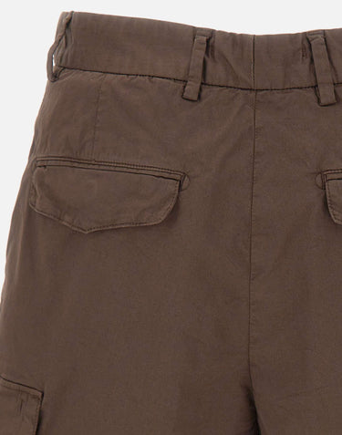 MYTHS Shorts in cotone BROWN Uomo 