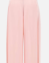 NISSA Pantaloni a gamba larga a vita alta Pink Donna 
