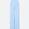 NISSA Pantaloni in crêpe a vita alta Light Blue Donna 