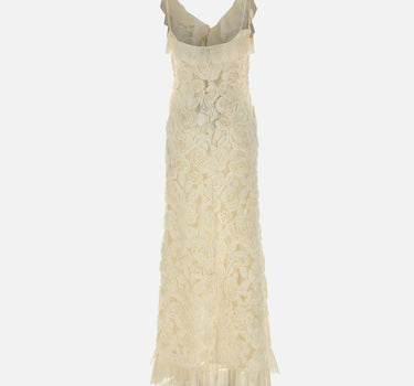 Abito "Floral Embroidery" RRS16667 CREAM NISSA 