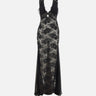 Abito in pizzo RRS16673 BLACK NISSA 