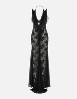 Abito in pizzo RRS16673 BLACK NISSA 