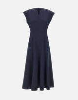NISSA Abito midi a trapezio BLUE Donna 