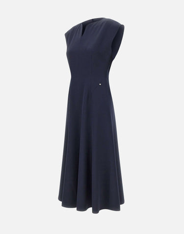 NISSA Abito midi a trapezio BLUE Donna 