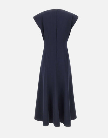 NISSA Abito midi a trapezio BLUE Donna 