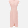 Abito midi a clessidra RZ16446 PINK NISSA 
