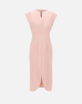 Abito midi a clessidra RZ16446 PINK NISSA 