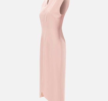 Abito midi a clessidra RZ16446 PINK NISSA 
