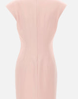 Abito midi a clessidra RZ16446 PINK NISSA 