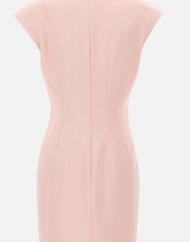 Abito midi a clessidra RZ16446 PINK NISSA 