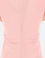 NISSA Top in crêpe con volant Pink Donna 