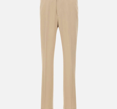 PAL ZILERI Pantaloni in lyocell con coulisse BEIGE Uomo 