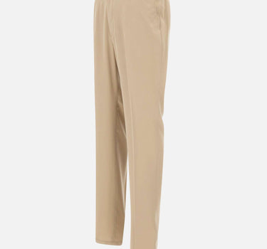 PAL ZILERI Pantaloni in lyocell con coulisse BEIGE Uomo 