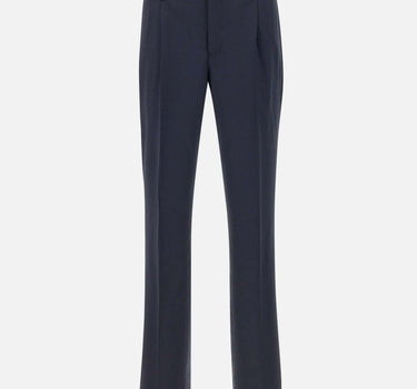 PAL ZILERI Pantalone in lana stretch BLUE Uomo 