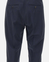 PAL ZILERI Pantalone in lana stretch BLUE Uomo 