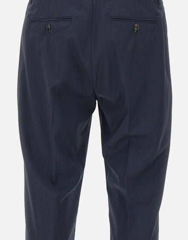 PAL ZILERI Pantalone in lana stretch BLUE Uomo 