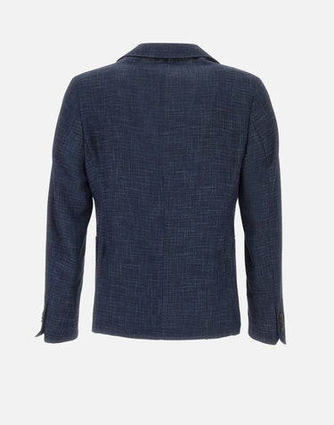 PAL ZILERI Blazer sfoderato BLUE Uomo 