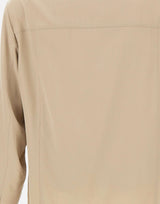PAL ZILERI Giacca overshirt in lyocell BEIGE Uomo 