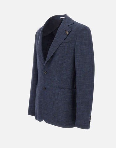PAL ZILERI Blazer "Baron" BLUE Uomo 