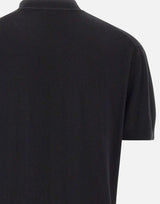PAOLO PECORA Maglia in seta a maniche corte BLACK Uomo 