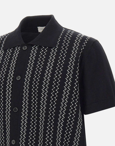 Camicia in maglia di cotone A048F900 9000 PAOLO PECORA 