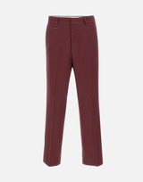 Pantaloni in misto lino loose fit B0733632 4469 PAOLO PECORA 