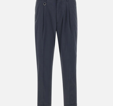 PAOLO PECORA Pantaloni chino relaxed fit BLUE Uomo 