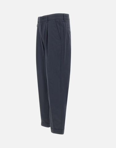 PAOLO PECORA Pantaloni chino relaxed fit BLUE Uomo 
