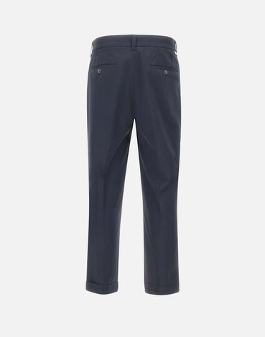 PAOLO PECORA Pantaloni chino relaxed fit BLUE Uomo 