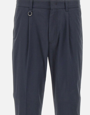 PAOLO PECORA Pantaloni chino relaxed fit BLUE Uomo 