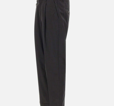 PAOLO PECORA Pantaloni chino relaxed fit BLACK Uomo 