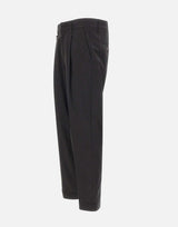 PAOLO PECORA Pantaloni chino relaxed fit BLACK Uomo 
