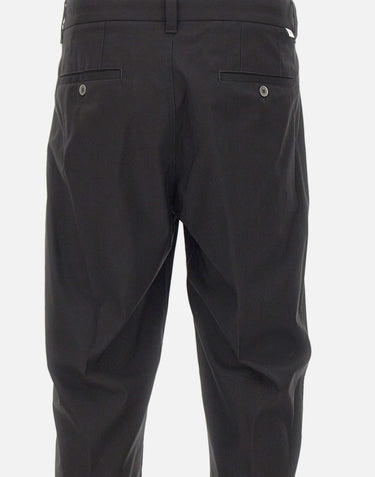 PAOLO PECORA Pantaloni chino relaxed fit BLACK Uomo 