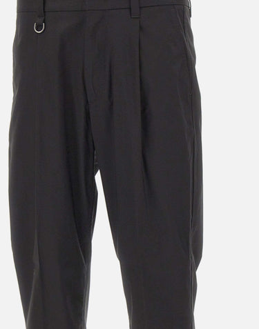 PAOLO PECORA Pantaloni chino relaxed fit BLACK Uomo 