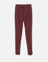PAOLO PECORA Pantaloni "Duomo" relaxed fit RED Uomo 
