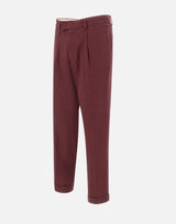 PAOLO PECORA Pantaloni "Duomo" relaxed fit RED Uomo 