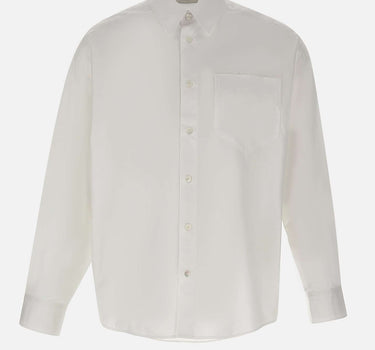 PAOLO PECORA Camicia over in cotone WHITE Uomo 