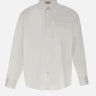 PAOLO PECORA Camicia over in cotone WHITE Uomo 