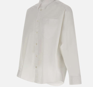 PAOLO PECORA Camicia over in cotone WHITE Uomo 