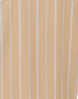 PAOLO PECORA Camicia boxy fit a maniche corte BEIGE Uomo 