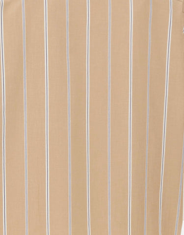 PAOLO PECORA Camicia boxy fit a maniche corte BEIGE Uomo 