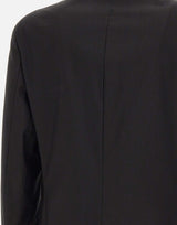 PAOLO PECORA Giacca doppiopetto in misto cotone BLACK Uomo 