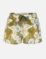 PAUL SMITH Costume da bagno "Riso Floral" GREEN Uomo 