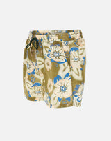PAUL SMITH Costume da bagno "Riso Floral" GREEN Uomo 