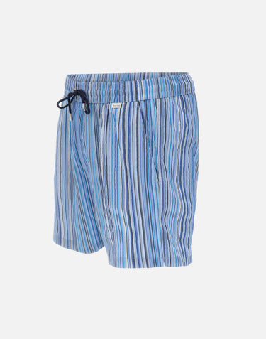 PAUL SMITH Costume da bagno "Jacquard Signature" BLUE Uomo 