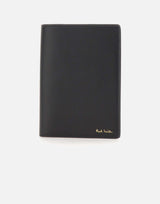 PAUL SMITH Portapassaporto in pelle BLACK Uomo 
