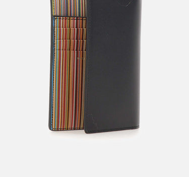 PAUL SMITH Portapassaporto in pelle BLACK Uomo 