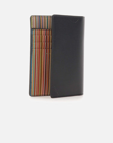 PAUL SMITH Portapassaporto in pelle BLACK Uomo 
