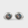 PAUL SMITH Gemelli "Bussola" SILVER Uomo 